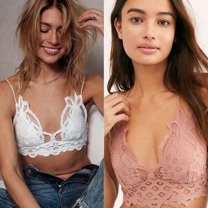 Free People Bundle of 2 Adella Bralettes